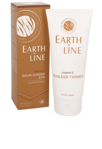 Earth Line Vitamine E bruin zonder zon (100 Milliliter)