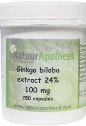 Natuurapotheek Ginkgo biloba 24% 160mg (250 Capsules)