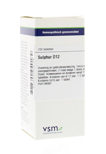 VSM Sulphur D12 (200 Tabletten)