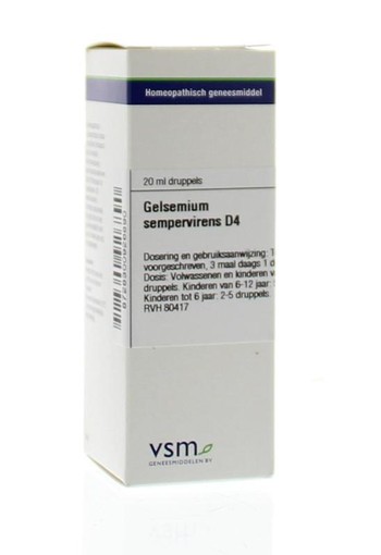 VSM Gelsemium sempervirens D4 (20 Milliliter)