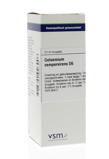 VSM Gelsemium sempervirens D6 (20 Milliliter)