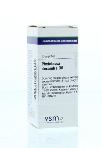 VSM Phytolacca decandra D6 (10 Gram)