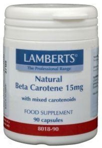 Lamberts Vitamine A 15mg natuurlijke (beta caroteen) (90 Capsules)