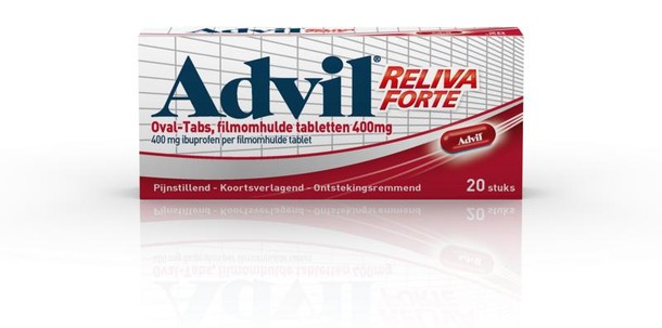 Advil Reliva 400mg ovaal blister (20 Dragees)