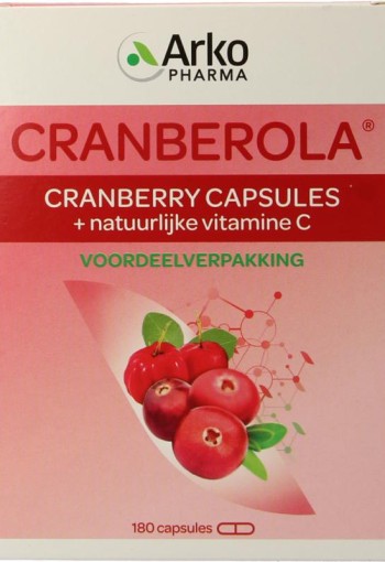 Cranberola Cranberry capsules (180 Vegetarische capsules)
