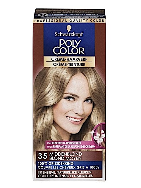 Schwarzkopf Poly Color 35 Middenblond Crème Haarverf