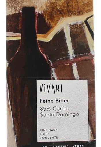 Vivani Chocolade puur delicaat 85% Santo Domingo bio (100 Gram)