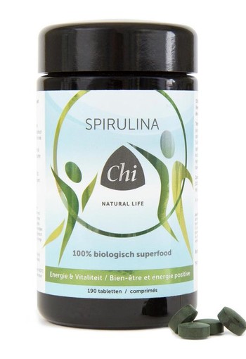 CHI Spirulina 500mg tabletten bio (190 Tabletten)