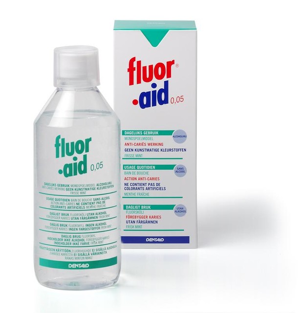 Fluor Aid Mondspoelmiddel 0.05 (500 Milliliter)
