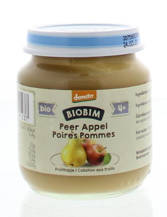 Biobim Appel peer 4 maanden Demeter bio (125 Gram)
