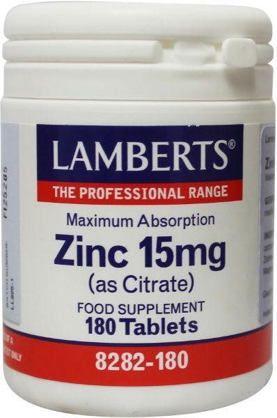 Lamberts Zink citraat 15mg (180 Tabletten)