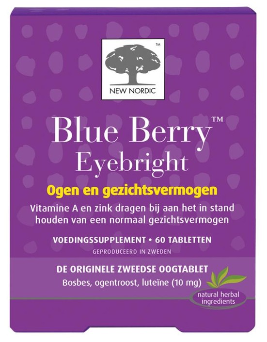 New Nordic Blue berry eyebright (60 Tabletten)