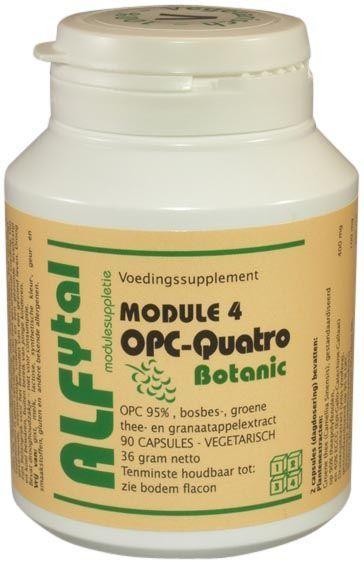 Alfytal OPC-quatro botanic met 4 polyfenolen (90 Vegetarische capsules)