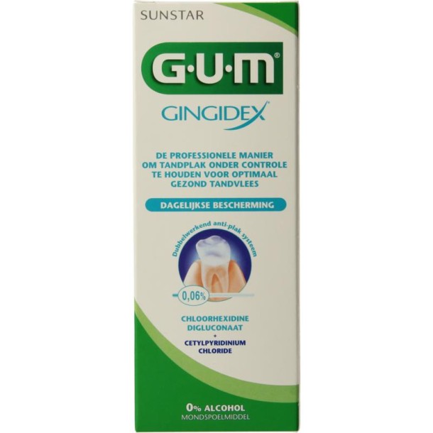 GUM Gingidex mondspoelmiddel (300 Milliliter)