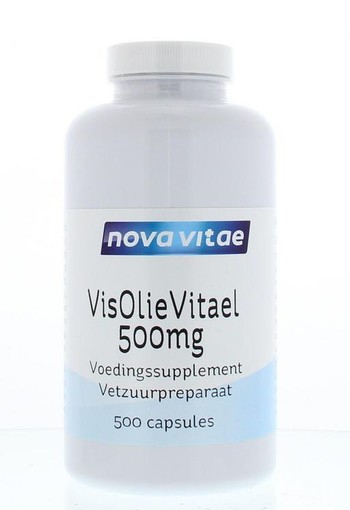 Nova Vitae Visolie vitael 500mg (zalmolie) (500 Capsules)