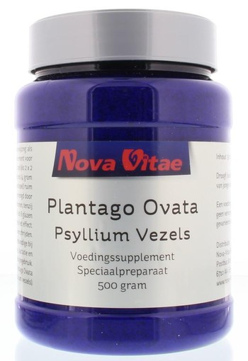 Nova Vitae Plantago ovata psyllium vezels (500 Gram)