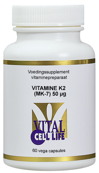 Vital Cell Life Vitamine K2 50 mcg (60 Capsules)