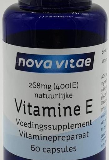 Nova Vitae Vitamine E 400IU (60 Capsules)