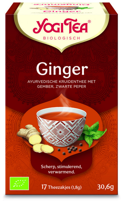 Yogi Tea Ginger bio (17 Zakjes)