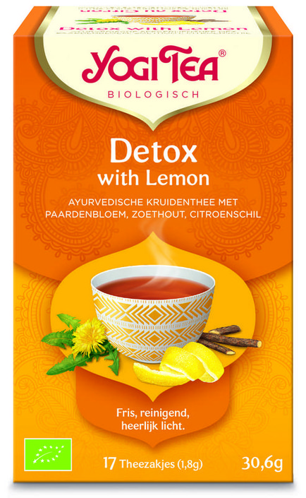 Yogi Tea Detox with lemon bio (17 Zakjes)