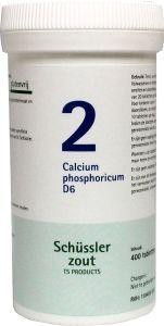 Pfluger Calcium phosphoricum 2 D6 Schussler (400 Tabletten)