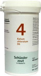 Pfluger Kalium chloratum 4 D6 Schussler (400 Tabletten)