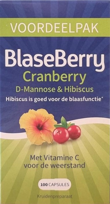 Blaseberry Cranberry D-mannose & hibiscus (100 Capsules)