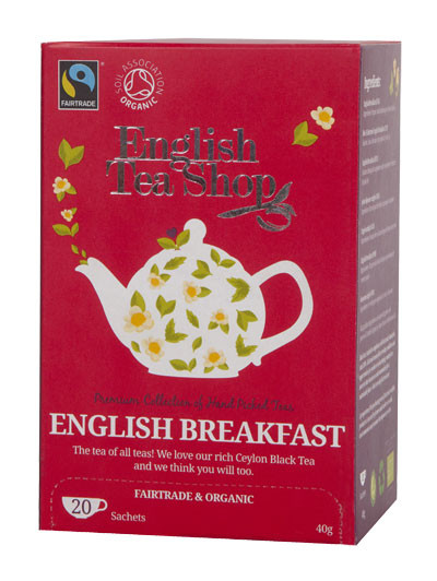 English Tea Shop English breakfast bio (20 Zakjes)