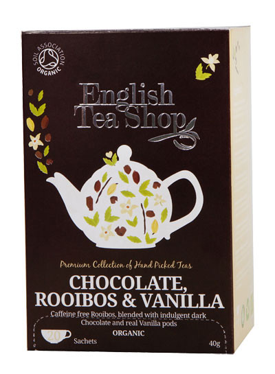 English Tea Shop Rooibos chocolate & vanilla bio (20 Zakjes)