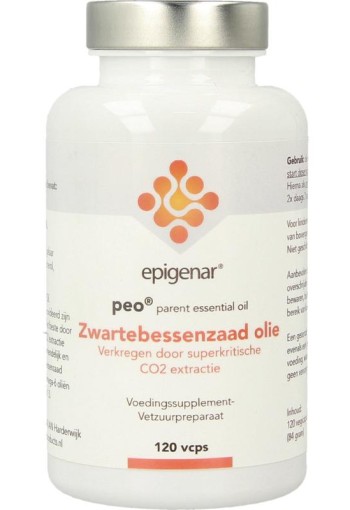 Epigenar Zwarte bessenzaadolie (parent oil) (120 Vegetarische capsules)