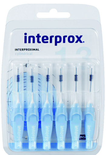Interprox Premium cylindrical licht blauw 3.5mm (6 Stuks)