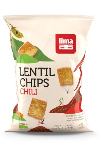 Lima Lentil linzen chips chilli bio (90 Gram)