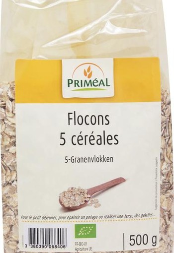 Primeal Cereals 5 flakes bio (500 Gram)