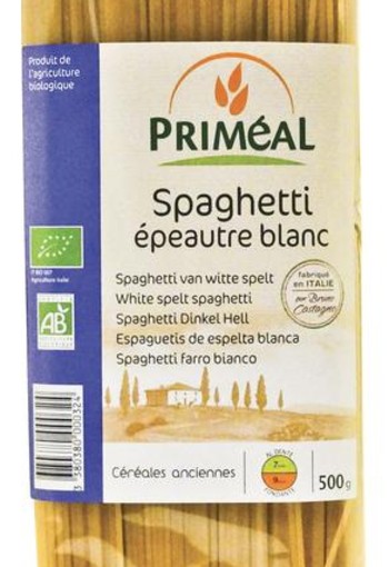 Primeal Spelt spaghetti wit bio (500 Gram)