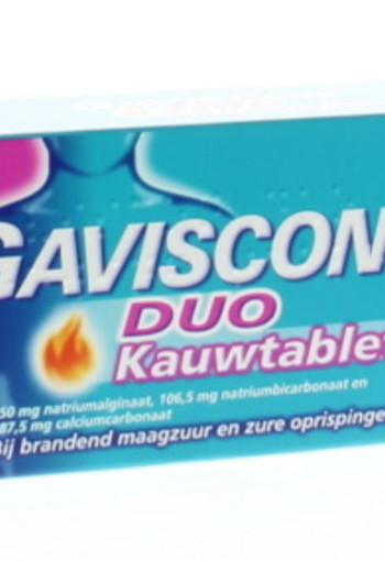 Gaviscon Duo tabletten (24 Kauwtabletten)