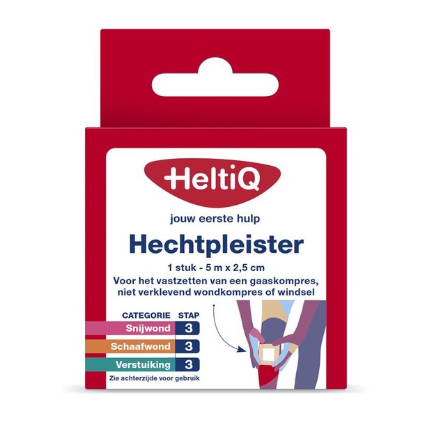 Heltiq Hechtpleister 2.5cm x 5m (1 Stuks)