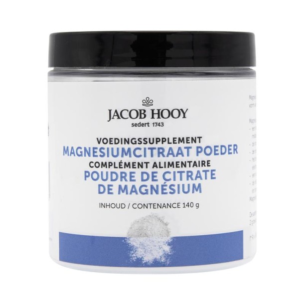 Jacob Hooy Magnesiumcitraat poeder (140 Gram)