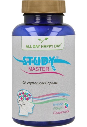 Alldayhappyday Study master (60 Vegetarische capsules)