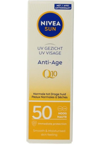 Nivea Sun face anti age Q10 SPF50 (50 Milliliter)