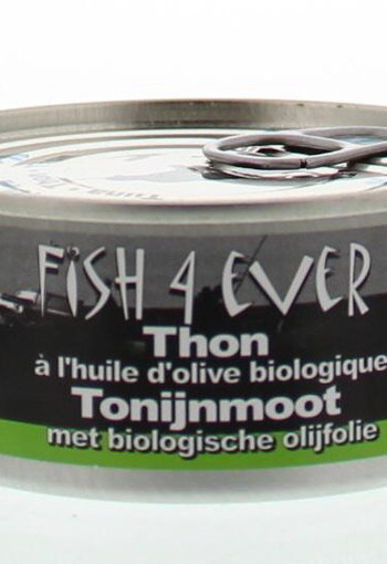 Fish 4 Ever Tonijnmoot in olijfolie (160 Gram)