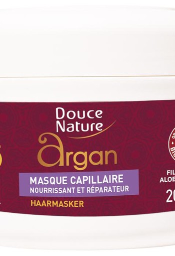 Douce Nature Haarmasker capillaire argan bio (200 Milliliter)