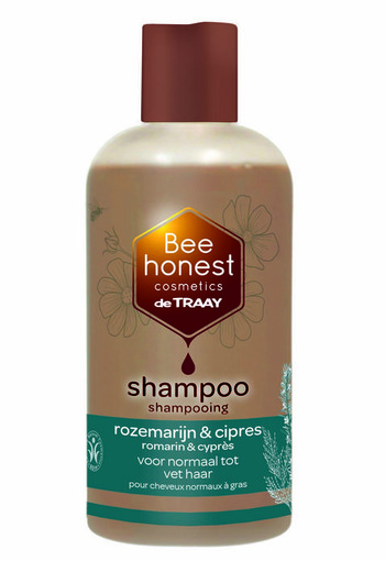 Traay Bee Honest Shampoo rozemarijn & cipres (500 Milliliter)