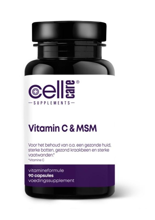 Cellcare Vitamin C & MSM (90 Vegetarische capsules)