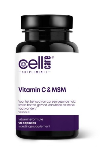Cellcare Vitamin C & MSM (90 Vegetarische capsules)
