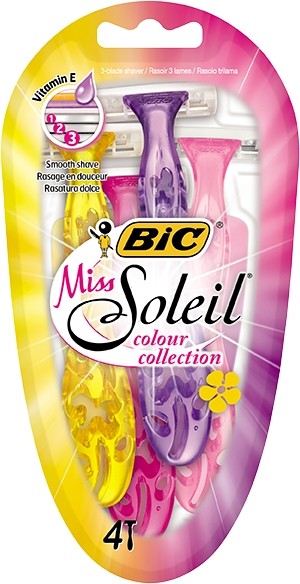 BIC Miss soleil color collection scheermesjes (4 Stuks)