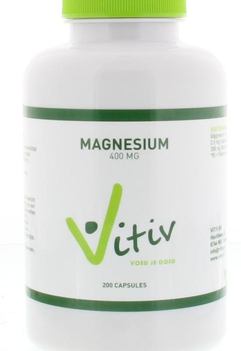 Vitiv Magnesium 400mg (200 Capsules)