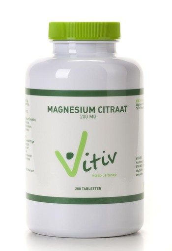 Vitiv Magnesium citraat 200mg (200 Tabletten)