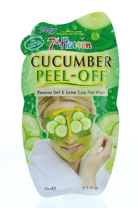 Montagne 7th Heaven gezichtsmasker cucumber peel-off (10 Milliliter)
