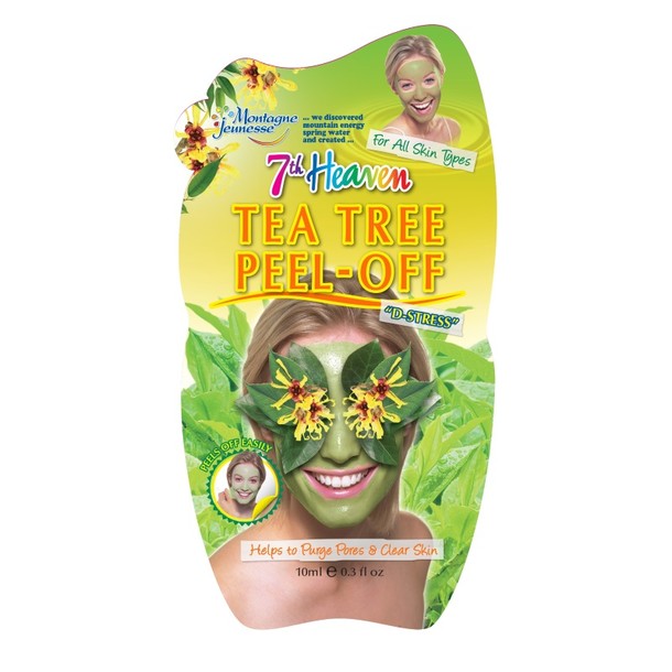 Montagne 7th Heaven gezichtsmasker tea tree peel-off (10 Milliliter)