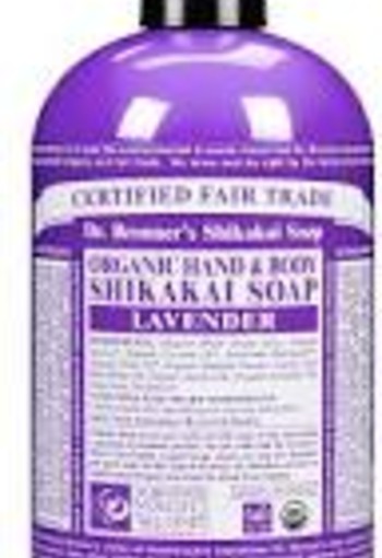 Dr Bronners Shikakai zeep lavendel (710 Milliliter)